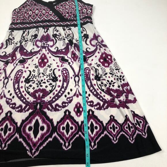 Apt 9 floral abstrac tsummer dress large - Picture 6 of 7